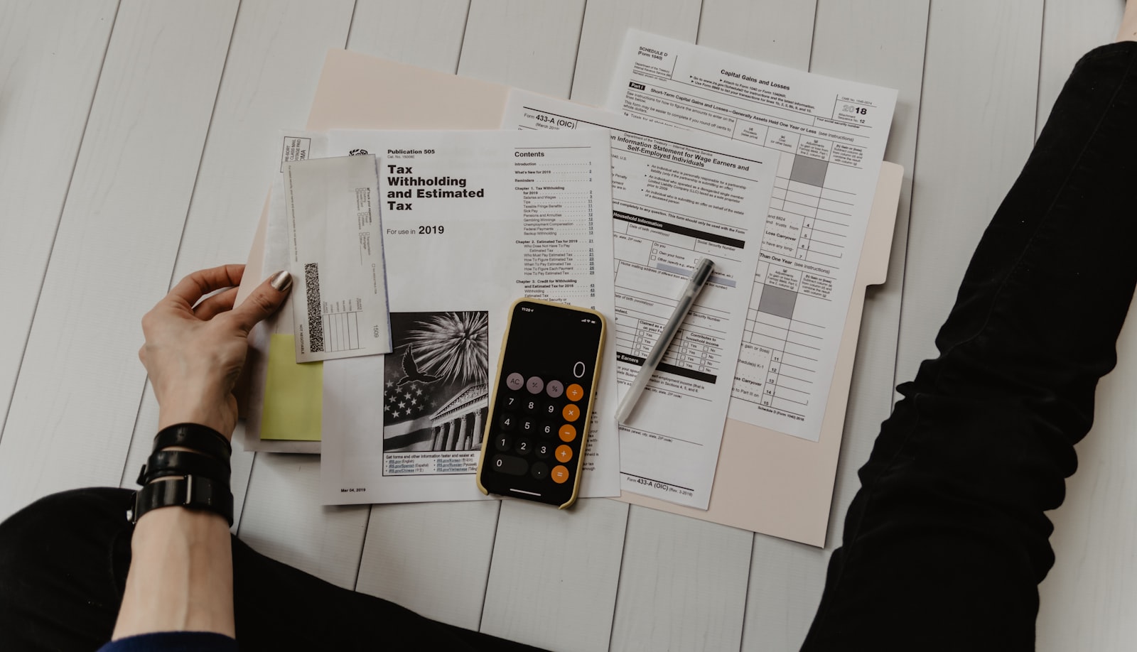 Finance desk